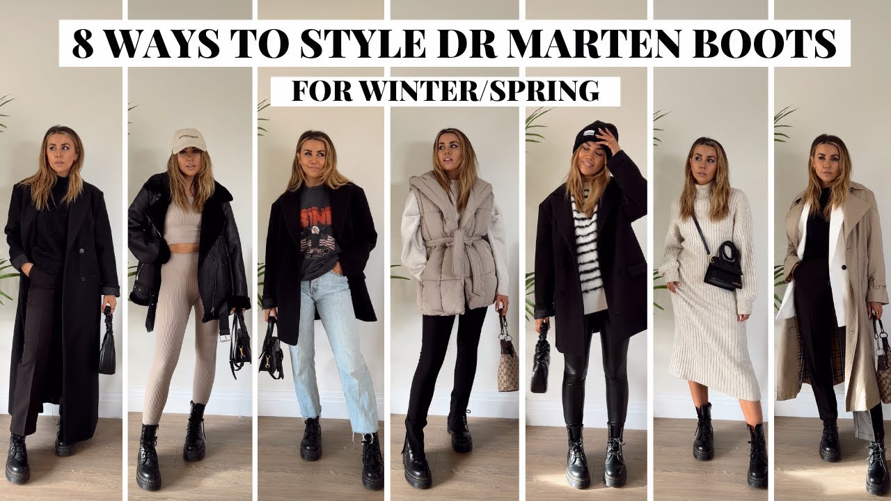 8 WAYS TO STYLE THE DR MARTEN JADON BOOTS | CHUNKY BOOTS OUTFIT IDEAS | jessmsheppard