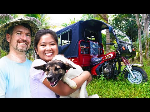 WE BOUGHT A NEW FARM VEHICLE IN THE PHILIPPINES! SECRET HISTORY IN OUR OLD JEEP | ISLAND LIFE