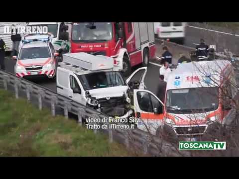 2017-03-18 PONSACCO - FATAL ACCIDENT ON THE FI PI LI ROAD, CLOSED FOR TWO HOURS