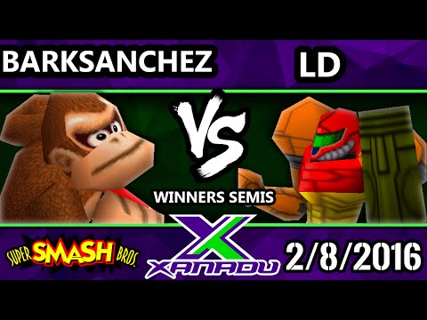 S@X 136 - BarkSanchez (Donkeykong, Samus) Vs. LD (Samus) SBB64 Winners Semis - Smash 64