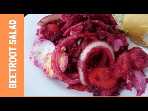 Salad Betterave | Beetroot Salad with boiled eggs | Boiled Eggs | Mom's Recipe | Mauritius |TTK