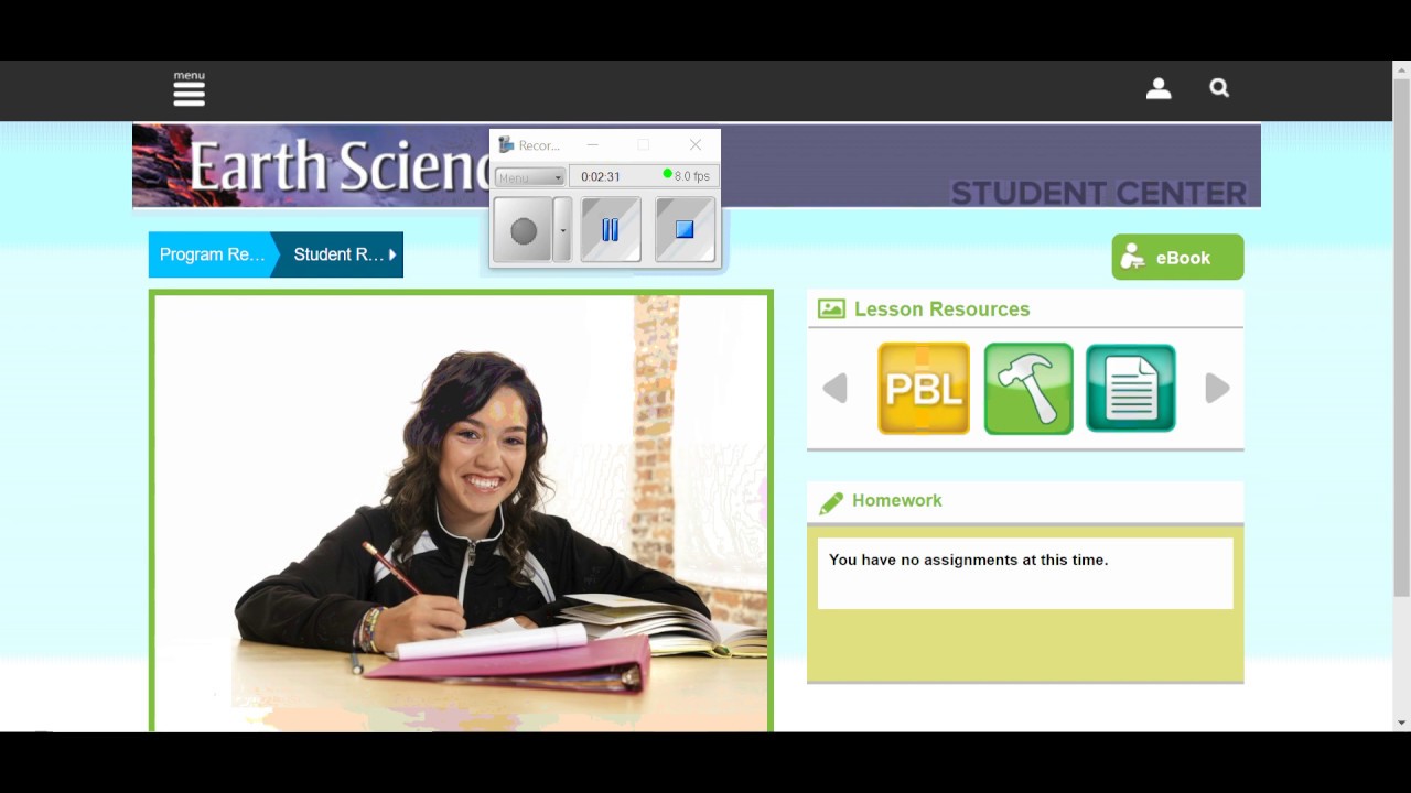 Earth and Space Science Online Textbook Instructions