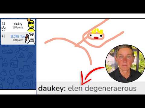 Blarg and Daukey Play Scribblio While SMII7Y Yells in The Background