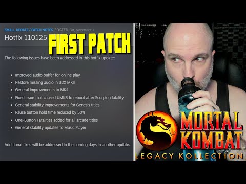Patch Hotfix For MK Legacy Kollection | MK2 32x Audio Restored, One-Button Fatality In Arcade
