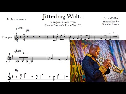 Sean Jones Solo Transcription | "Jitterbug Waltz" | Live at Emmet's Place Vol. 62
