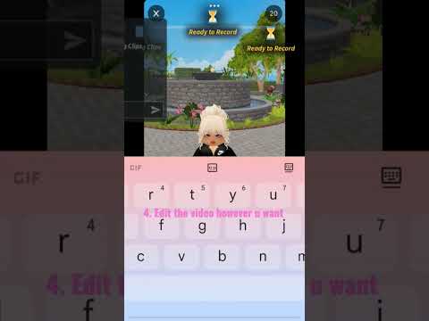 how to make a video in clip it #roblox #clipit