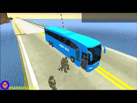 Army Soldier Bus Driving Games - Offroad US Army Bus Transport Duty Driver - Android GamePlay #11