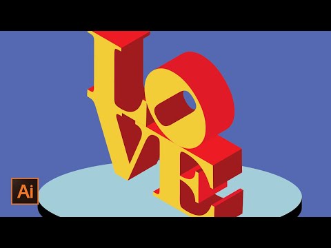 Adobe Illustrator Tutorial - How to create 3D Isometric Text Effect in Illustrator | DesignMentor