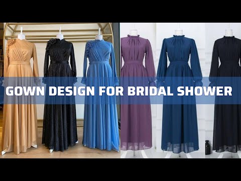Bridal Shower Dress Ideas | Party Wear Gown Designs |...