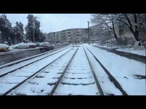 Siemens ULF Winter Cabview - Oradea (~3 - 4x Timelapse)
