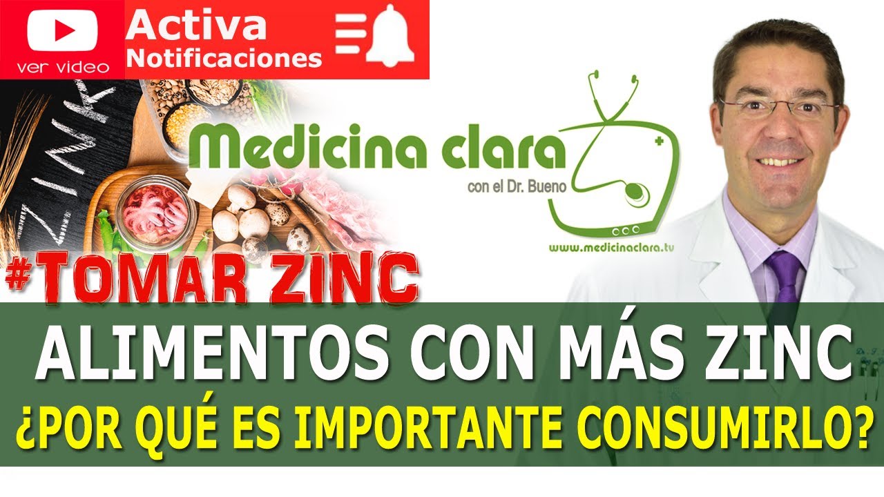 Zinc ¿Qué alimentos contienen más Zinc?  Beneficios de consumir Zinc | Medicina Clara
