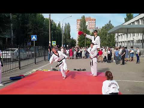 Открытая тренировка для демонстрации вида спорта тхэквондо(26)