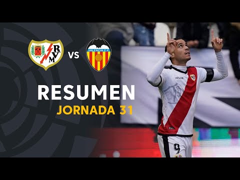 Resumen de Rayo Vallecano vs Valencia CF (2-0)