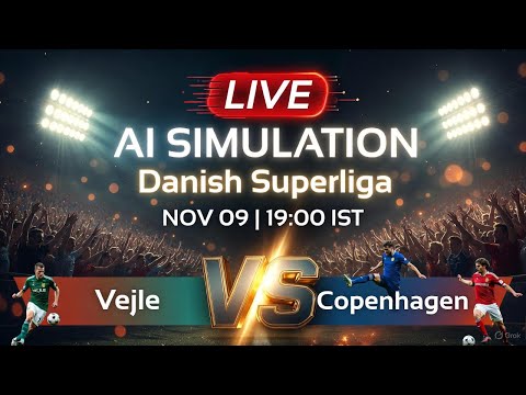 Vejle VS Copenhagen 🔥 AI Simulation Match | Danish Superliga | FútbolStream360