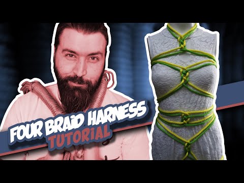 Four Braid Harness Tutorial Self Tie Pt 3