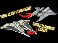 Gauntlet And Fang Class Mandalorian Starfighters