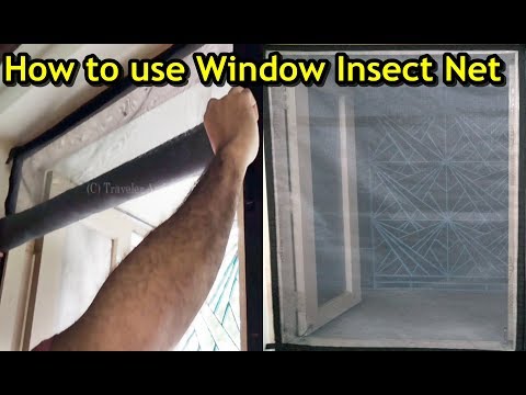 How to Use Window Mosquito Net