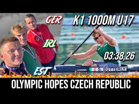 K1 1000m Men U17 Final A 🔥 What a RACE IRELAND🤯 Olympic Hopes CZECH REPUBLIC 2025 🌎