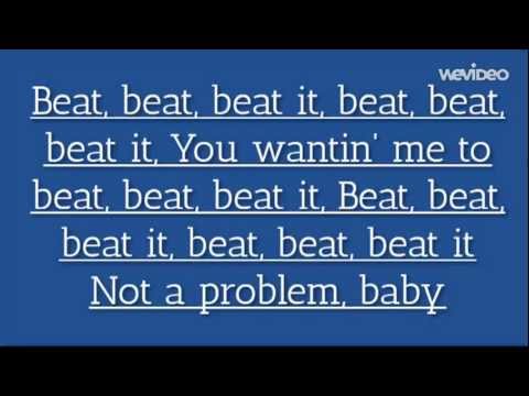 Sean Kingston ft. Chris Brown, Wiz Khalifa - Beat It (Lyrics Video)