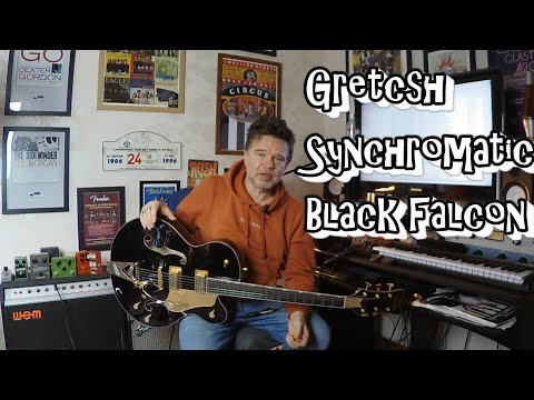 New for 2025 Gretsch Synchromatic Black Falcon - How Good? Full run through / studio playing.