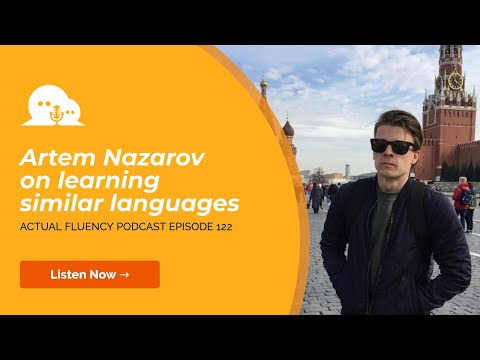 How to learn similar languages with Artem Nazarov (PODCAST)