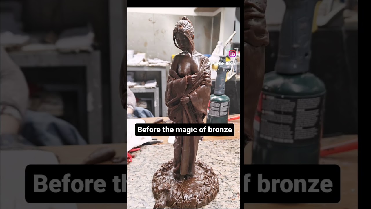 At the foundry, the wax model