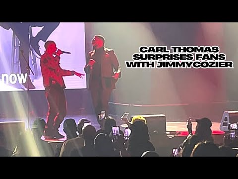 Carl Thomas Brings Out Jimmy Cozier for Surprise Performance in NYC 🎤🔥