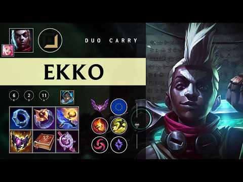 Ekko Carry vs Yunara - EUW Master Patch 26.04