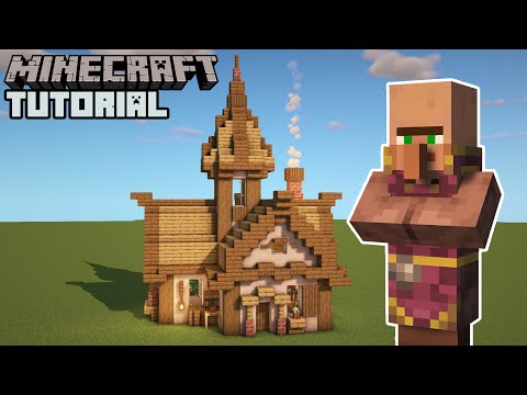 Minecraft - Cleric's House Tutorial (Villager Houses)
