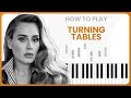 How To Play Turning Tables By Adele On Piano - Piano Tutorial (Part 1)