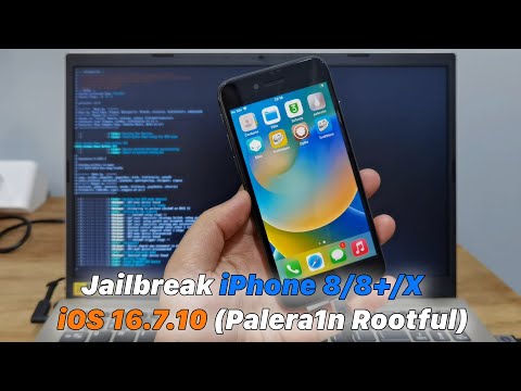 Jailbreak iPhone 8/8+/X | iOS 16.7.10 (Palera1n Rootful)