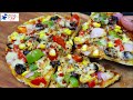 Vegetable Pizza Without Oven No Yeast Recipe In Telugu