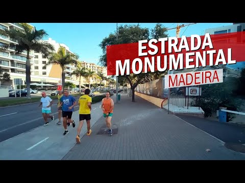 Walking 🏛️ Majestic Road in West Funchal, Madeira Island 🇵🇹 Estrada Monumental