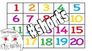LEARN NUMBERS 1 to 20 & Write Numbers for Kids | #shorts