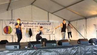 The Collective singing The Good Life @ Auburn Festival 20.9.14