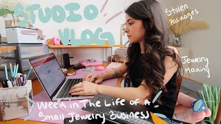 Studio Vlog #2: Make Jewelry with Me | Wax Carving | ASMR Handmade Jewelry