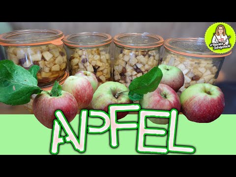 Filling for apple strudel or apple pie dry - boil down without liquid