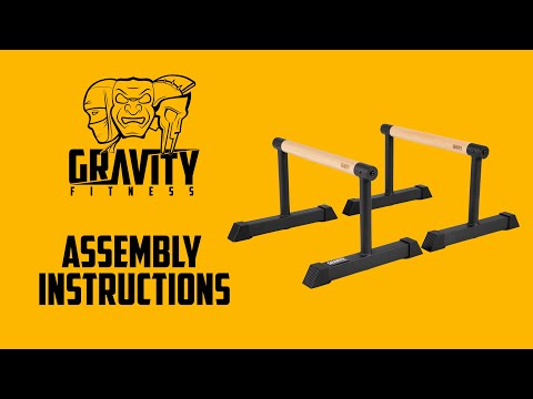 How to assemble your Gravity Fitness Medium Pro Hybrid Parallettes