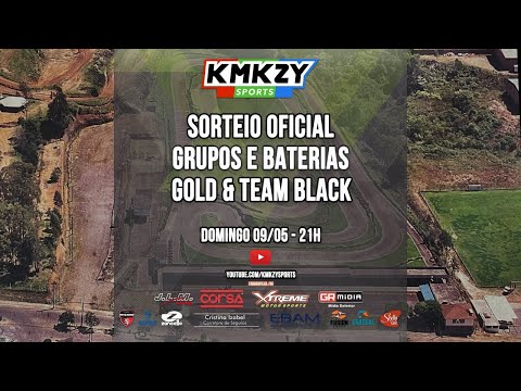 Sorteio Oficial - Grupos e Baterias - GOLD & TEAM BLACK