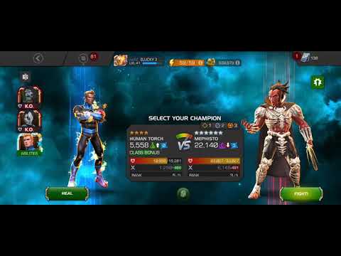 Human Torch Mefisto Max damage Output
