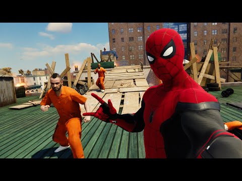 Completing all PRISONER CAMPS | SPIDER-MAN PS4
