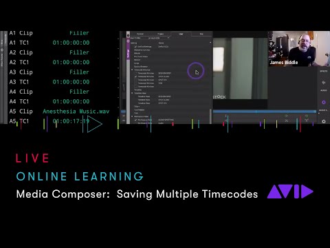 Avid Online Learning — Media Composer: Saving Multiple Timecodes