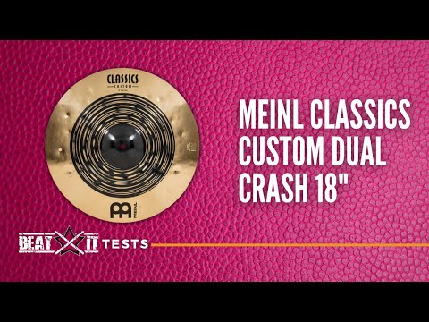 Element of a versatile cymbal set: 18" Meinl Classics Custom Dual Crash I Test by EN BeatitTV