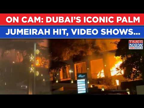 In Visuals: Iran Missile Hits Dubai's Palm Jumeirah, Fireball Erupts, Video Viral| IDF, US Vs IRGC