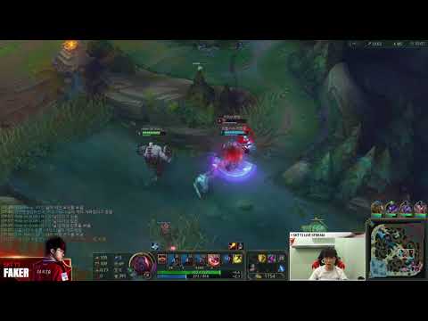 SKT T1 FAKER MID // SION VS EKKO // KOREAN RANK // FAKER STREAM PATCH 8.9