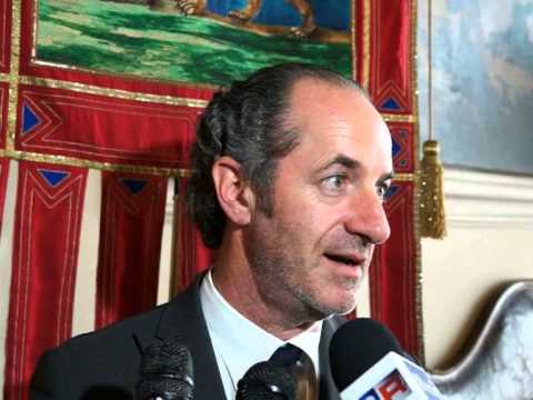 29.04.2014 Intervista Zaia su test università, maltempo, grandi navi, Pedemontana e altro