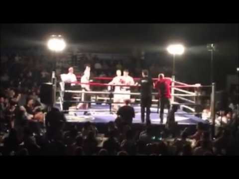 Dave The White Rhino Allen vs Jindrich Velecky KNOCKOUT
