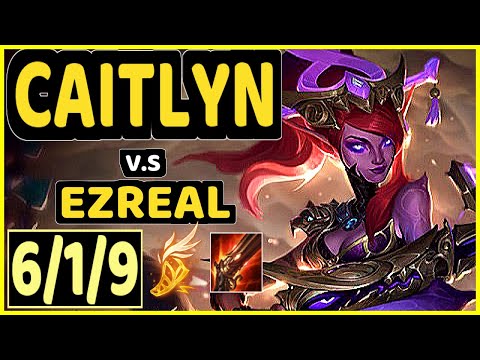 CODY SUN (CAITLYN) vs EZREAL - 6/1/9 KDA BOTTOM ADC CHALLENGER GAMEPLAY - NA