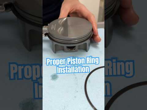 Proper Ring Installation on Pistons