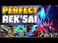 THERE'S NO WAY THE REWORKED REK'SAI IS BALANCED (THE PERFECT REK'SAI GAME)